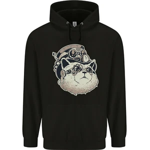Steampunk Cat Childrens Kids Hoodie - Picture 1 of 39