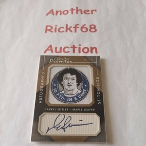 2007-08 OPC O-Pee-Chee Premier Stitchings 16/50 Sittler Patch *PLEASE READ DESC*