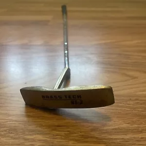 Wilson Brass Tech BT-3 Putter RH 35" Step Steel Shaft (L8309) - Picture 1 of 8