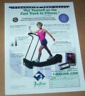 1995 print ad - Olympic Gymnast CATHY RIGBY FasTrak fitness vintage ADVERT Page