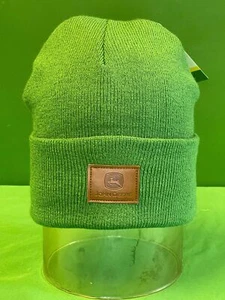 John Deere Stylish Green Woolly Hat Beanie OSFM NWT - Picture 1 of 4