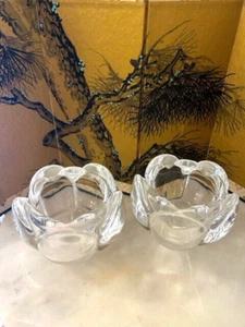 Vintage Royal Copenhagen Lotus Candle Holders Set Torben Jorgensen - Picture 1 of 7
