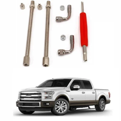 Adaptador extensor de haste de válvula de roda dupla 5x 6" para trailer pickup ram trailer caminhão - Imagem 1 de 4