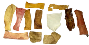 48 Pack Rawhide MULTI FLAVOR CHIPS Dog Chews Bulk Natural Bully Beef Peanut - Picture 1 of 2