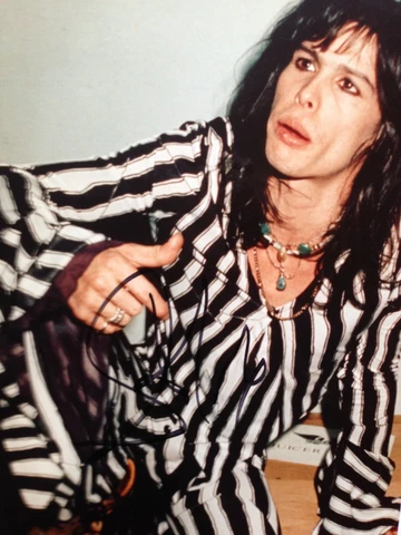 STEVE STEVEN TYLER AEROSMITH  8X10 SIGNED PHOTO JSA SPENCE Cover