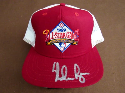 NOLAN RYAN 8X ALL-STAR ANGELS HOF FIRMADO AUTO PRO MODELO 89 ALL-STAR GAME GORRA JSA Foto 1 de 4