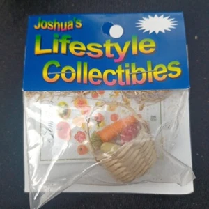 Cesta de verduras para casa de muñecas de colección estilo de vida de Joshua #6237 miniatura - Imagen 1 de 3