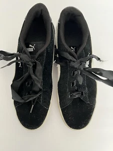 Puma Vikky En Pointe sneaker donna raso casual atletica nero bianco taglia 7C - Foto 1 di 9