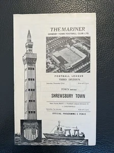 22.12.1973. Grimsby Town v Shrewsbury Town (Div 3). - Picture 1 of 2