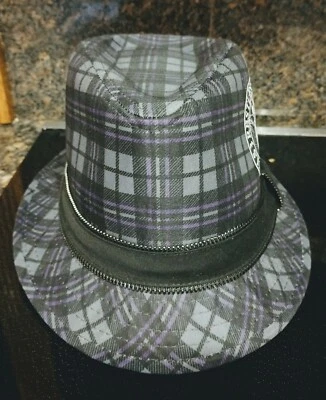 Sombrero Fedora 2021 Disney Parks The Haunted Mansion Adultos Espíritus Inquietos Gris Foto 1 de 3