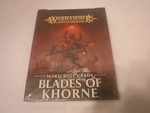 Tarjetas Warhammer Age of Sigmar Blades of Khorne Warscroll - Imagen 1 de 2