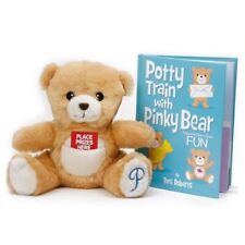 Potty Train with , Reward Based Potty Training Bear w/Prize Pocket/Pouch & 