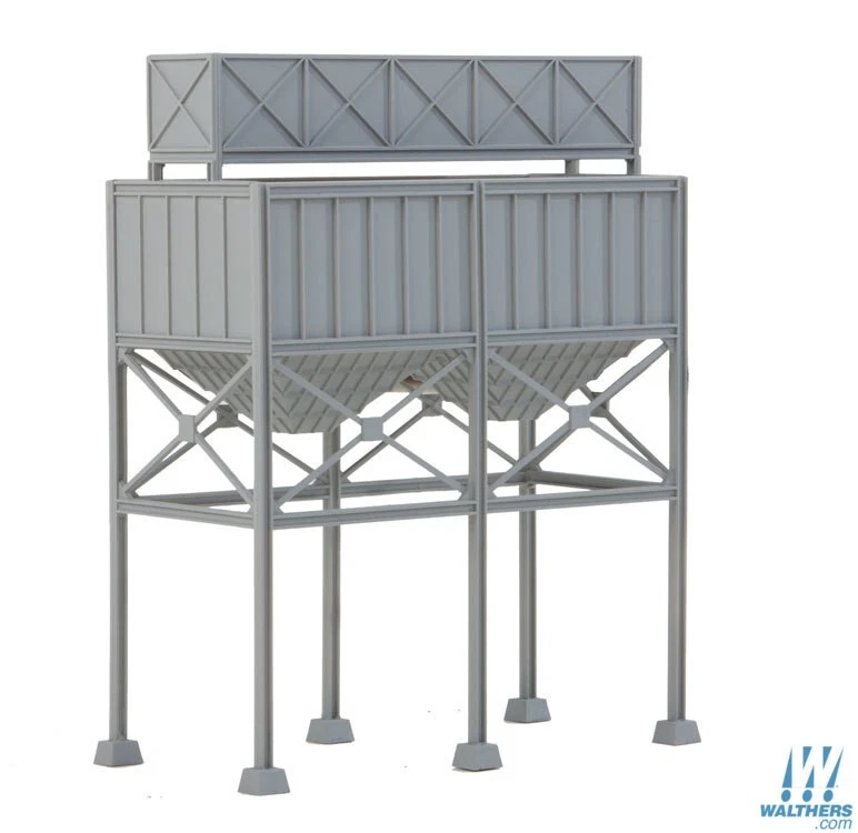 Walthers # 4090 Aggregate Bins Kit HO Scale MIB