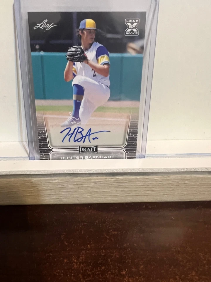 2020 Leaf Draft Autographs Hunter Barnhart RC - #BA-HB2 - Image 1 of 1
