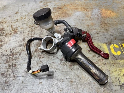 2006 2007 SUZUKI GSXR600 GSXR750 HANDLEBAR CLIP ON RIGHT SWITCH BRAKE RESERVOIR - Image 1 of 4