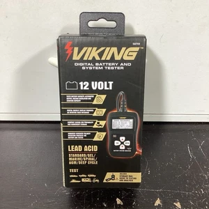 Probador digital de batería y sistema Viking 12V 58759 con bolsa de almacenamiento nuevo en caja - Imagen 1 de 6