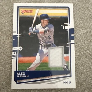 ALEX BREGMAN HOUSTON ASTROS 2020 DONRUSS RELIC JERSEY CARD DM-AL Boston Red Sox - Picture 1 of 2