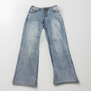 Cowgirl Tuff  Groove Women's Vintage Flare Jeans Size 26 Light Blue - Picture 1 of 9