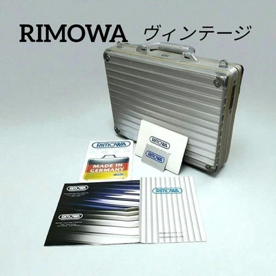RIMOWA Valigetta con attacco in alluminio valigetta argento vintage - Immagine 1 di 4