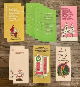 Lot of (13) Vintage Hallmark Contemporary 1960s-70s Christmas Cards Funny Unused - Picture 1 of 9