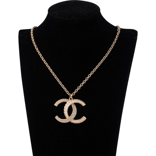 Chanel CC Pendant Collana Coco CC Chain Collier Collana Ciondolo Charm
