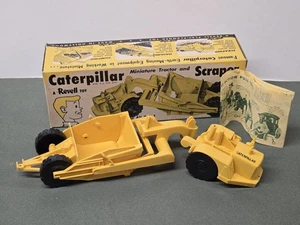 Vintage 1950'S REVELL CATERPILLAR SCRAPER / Unplayed With - MIB - Picture 1 of 10