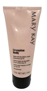 Mary Kay TimeWise crema corpo mani e décolleté nuova con scatola SPF 15 # DIN 02331470 nuova senza scatola - Foto 1 di 2