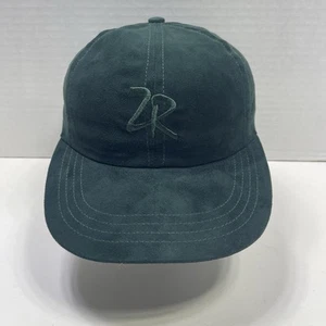 Vintage Zero Restriction Golf Wildleder Mütze Kappe grün Strapback Mikrofaser hergestellt in den USA - Bild 1 von 10