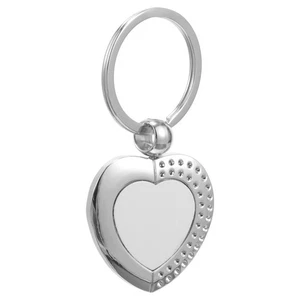  Portachiavi Sublimazione Vuoti Portachiavi Materiale Trasferimento Calore Metallo - Foto 1 di 12