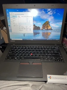 lenovo thinkpad t450,Intel Core i7-5600u,16GB RAM 256GB SSD WIN 10 Pro - Picture 1 of 2