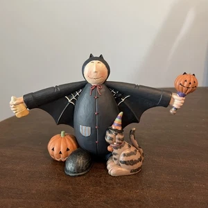 Williraye Studio Batty Boy Figurine Halloween Pumpkin WW6188 2013 No OriginalBox - Picture 1 of 7