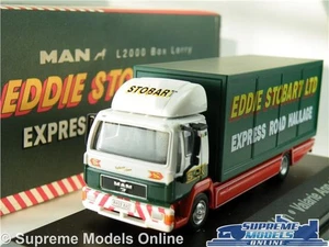 EDDIE STOBART MAN L2000 TRUCK LORRY MODEL 1:76 SIZE ATLAS OXFORD VALARIE ANN T3 - Picture 1 of 6