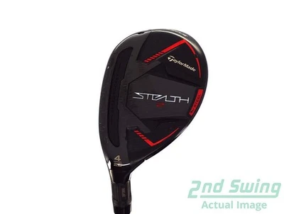 TaylorMade Stealth 2 Rescue Hybrid 4 Hybrid 21.5° Graphite Stiff Left 40.0in - Image 1 of 4