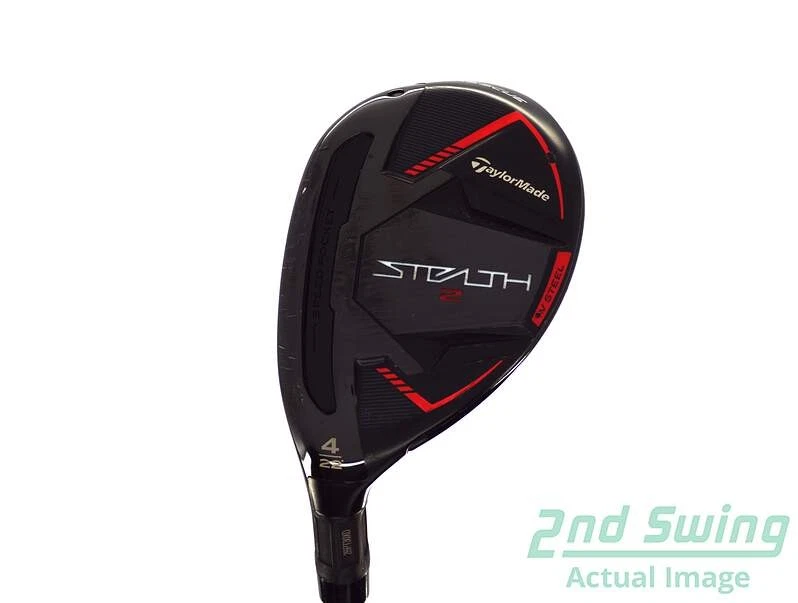 TaylorMade Stealth 2 Rescue Hybrid 4 Hybrid 21.5° Graphite Stiff Left 40.0in - Image 1 of 4