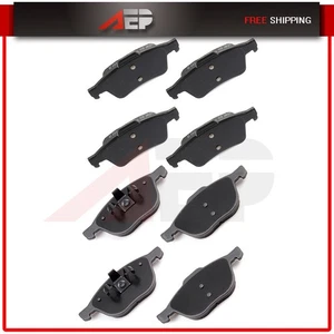 8 * F + R Ceramic Brake Pads Fits 2004-2015 Ford Focus Mazda 3 5 Volvo S40 V50 - Picture 1 of 7