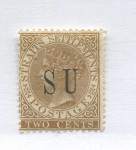 Malaya Sungei Ujong QV overprinted 2 cents mint o.g. hinged - Picture 1 of 1