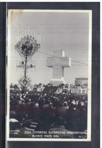 Cartolina Argentina Buenos Aires 1934 Congresso Eucaristico XB97 - Picture 1 of 1