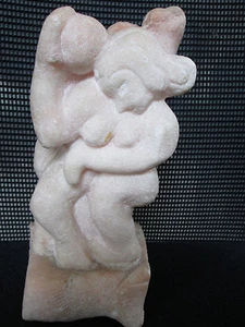 Escultura cubista francesa Art Deco de Adán y Eva de 1920 - Imagen 1 de 12
