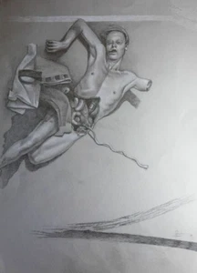 Richard Ennis (1958-). Roadkill - an everyday occurrence. Pastel - Picture 1 of 1