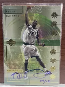 Tarjeta de autógrafo Kevin Garnett CUBIERTA SUPERIOR 2002-03 ""Clase de 95" #'d 09/12 - Imagen 1 de 4