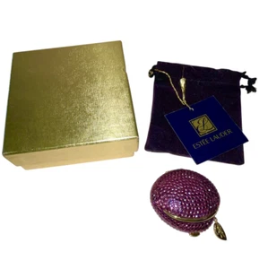 Vintage Estee Lauder Sugar Plum Compact Lucidity Translucent Pressed Powder .1oz - Picture 1 of 15