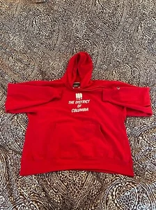 Champion x MAJOR DC Hoodie; rot/weiß; gebraucht; Größe XXL - Bild 1 von 6