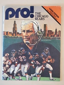 1980 NFL PRO Program Nov 27 1980 Chicago Bears @Detroit Lions Pontiac Silverdome - Picture 1 of 11