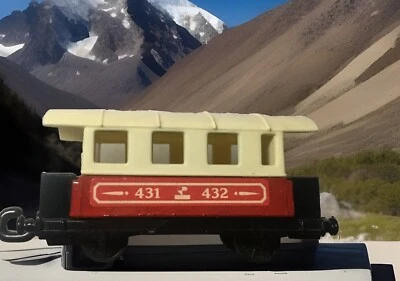 Railway Matchbox Eisenbahn Lesney Nr.44 Passenger Coach Zug Waggon ohne Scheiben - Bild 1 von 4