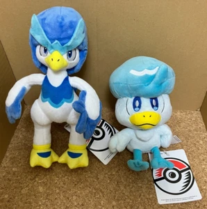 Juego de juguetes de peluche Pokemon Center Quaxly Quaxwell Japón - Imagen 1 de 4