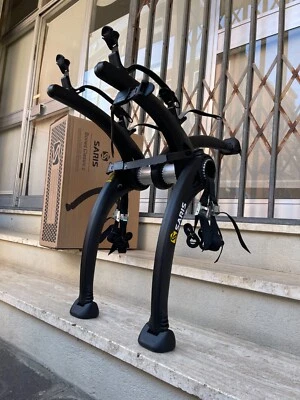 Saris Bones Classic 2 - Carries 2 Bikes - Black - Great Condition - Immagine 1 di 4