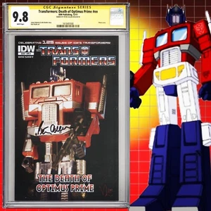CGC 9.8 SS Transformers Death of Optimus Prime signiert von Peter Cullen - Bild 1 von 2