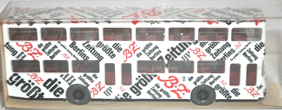 Autobús de doble cubierta Wiking 730 (730/17) MAN SD 200 ("BZ") - NUEVO con CAJA Foto 1 de 4