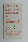 British Railway Ticket 2126 Bournemouth to Winchester