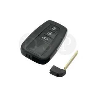 Smart Remote Car Key Case Shell fit for TOYOTA Camry C-HR Prius 3 Button Fob - Picture 1 of 4